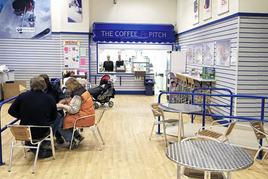 The Coffee Pitch - the earliest incarnation of the Basecamp Cafe Sheffield